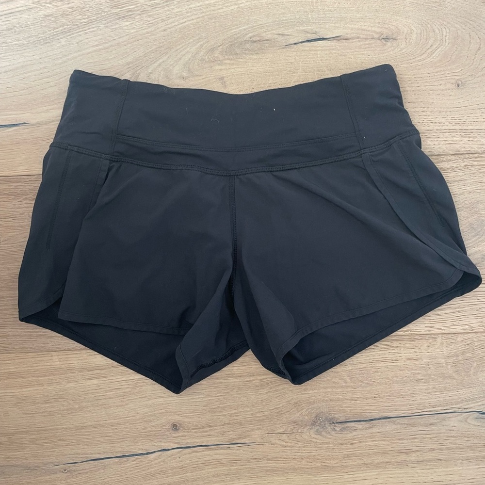 LULULEMON BLACK SPEED-UP!! size 4/4”